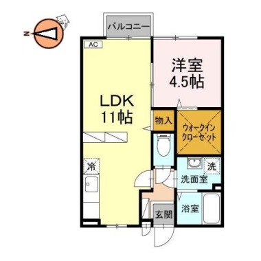 エスペランサ 205の間取り図