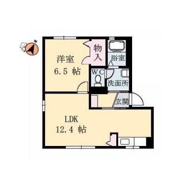 リッシュ良庵 VI 113の間取り図