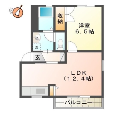 リッシュ良庵 VI 115の間取り図