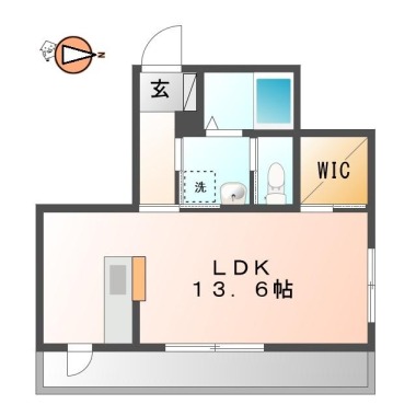 シャーメゾン佐古 105の間取り図