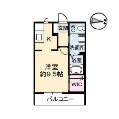 シャーメゾン佐古 202の間取り図