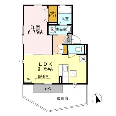 セレッソ65 102の間取り図