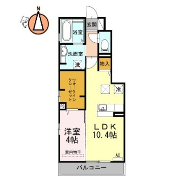 イーグレット 105の間取り図