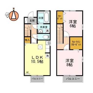 オーリッシュ 101の間取り図