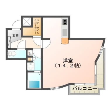 南島田町 マンション 1R 103の間取り図