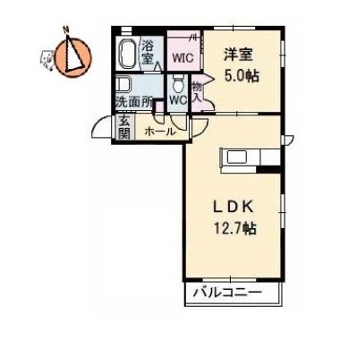 リブライフ春日 203の間取り図