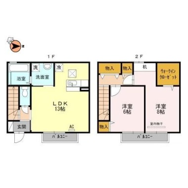 シンフォニエッタ 2の間取り図