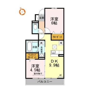 フレシールウッド 101の間取り図