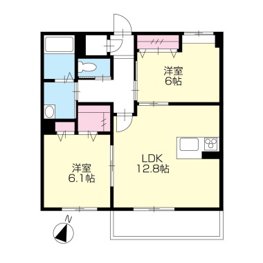 BEREO KAWANO 102の間取り図