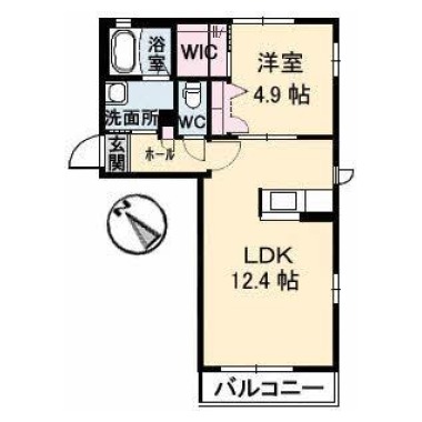 シャーメゾンエピナールII番館 201の間取り図