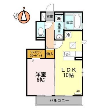 SEEDS WIT 北矢三 101の間取り図