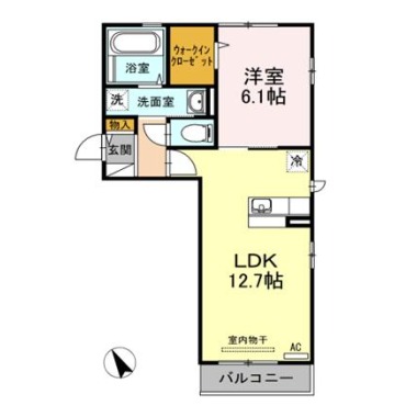 英 201の間取り図