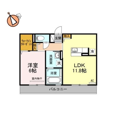 英 202の間取り図