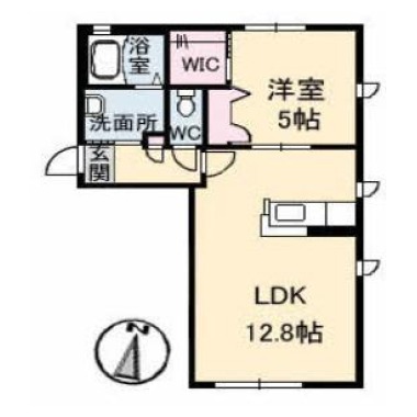 シャーメゾンツインズA棟 101の間取り図