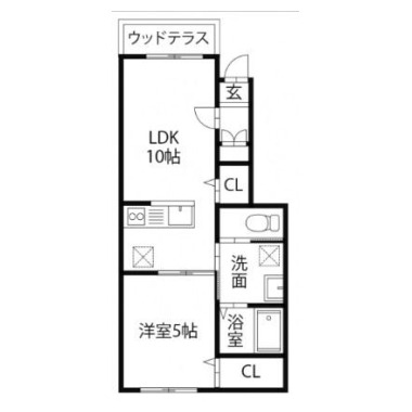 ピース・シュランク 101の間取り図