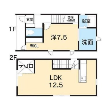 フィットセルプレイ応神 Bの間取り図