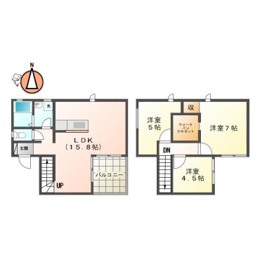 フィットセル城西 Aの間取り図