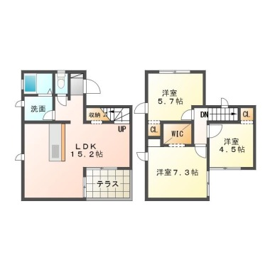 フィットネクステージ津田 Aの間取り図