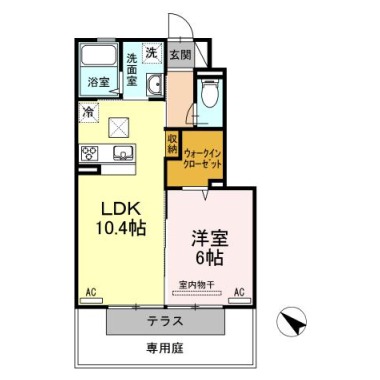 エムブルク 105の間取り図