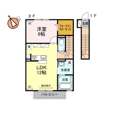 エムブルク 202の間取り図