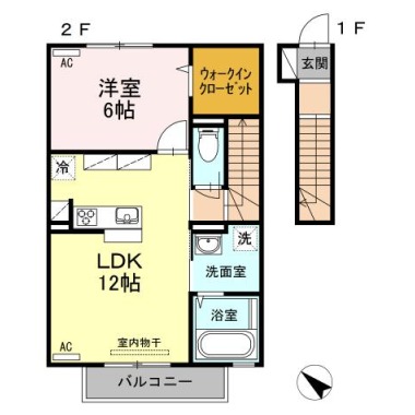 エムブルク 205の間取り図