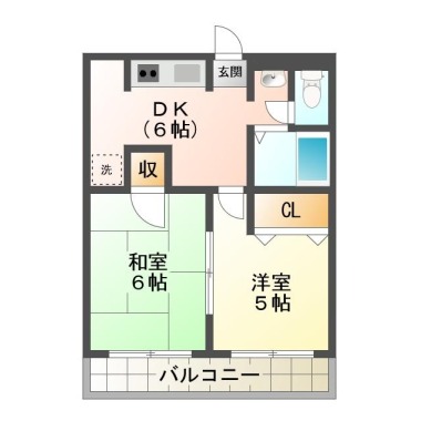 ロータスワゼル 302の間取り図