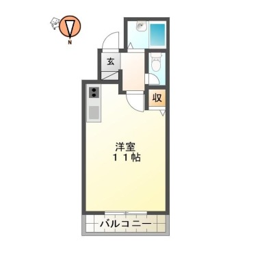 ロータスワゼル 601の間取り図
