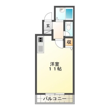 ロータスワゼル 805の間取り図