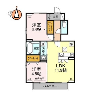 ファンタジスタ 102の間取り図