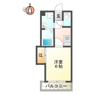 アトリエ蔵本 103の間取り図