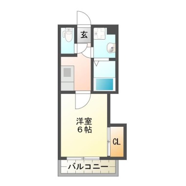 アトリエ蔵本 302の間取り図