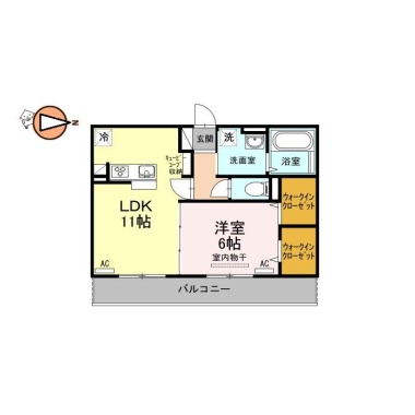 フトゥーロ 202の間取り図