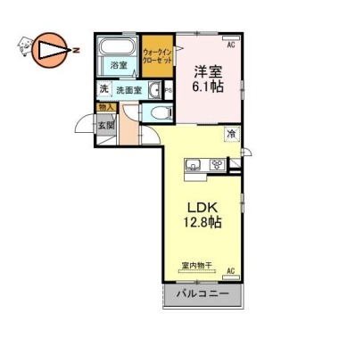 フトゥーロ 301の間取り図