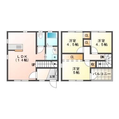 Maiso名東 Aの間取り図