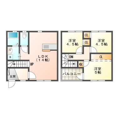 Maiso名東 Bの間取り図