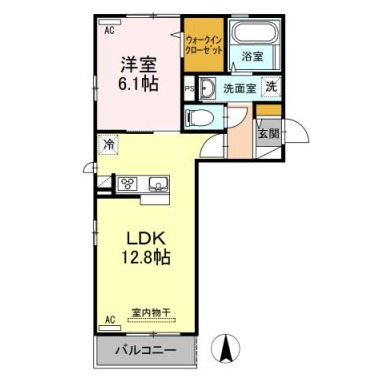 セジュールシンワ 106の間取り図