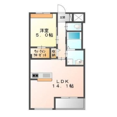 レーグル2番館 202の間取り図