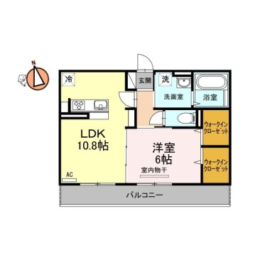 エル・ソル沖浜 302の間取り図