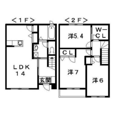 サニーサイドガーデン 105の間取り図