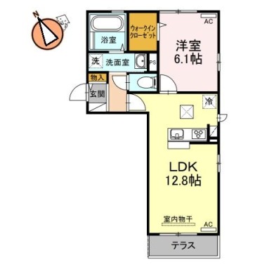 アイリーブ庄町 101の間取り図