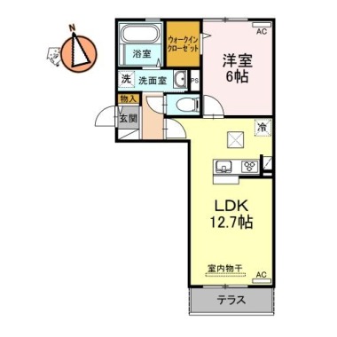 アイリーブ庄町 105の間取り図