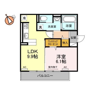 ソラーナ沖浜 101の間取り図