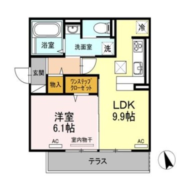 ソラーナ沖浜 105の間取り図