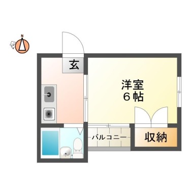 リーエ庄町 202の間取り図