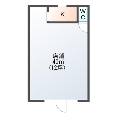 佐古八番町 店舗  3の間取り図