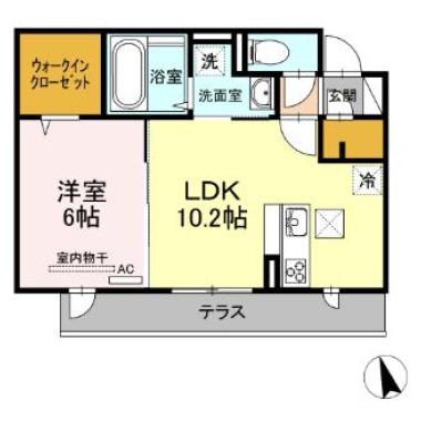 ジャスミンHYM II 103の間取り図