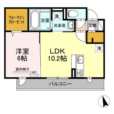 ジャスミンHYM II 303の間取り図