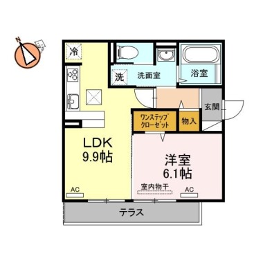 ロイヤルハイム 101の間取り図