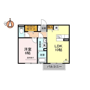 ラヴィアンコート 202の間取り図