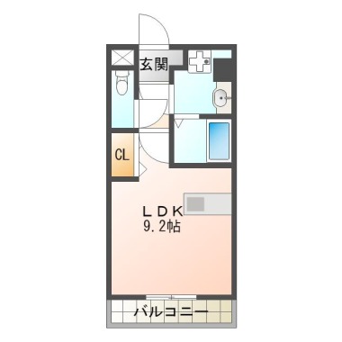 ブランモンターニュ 201の間取り図